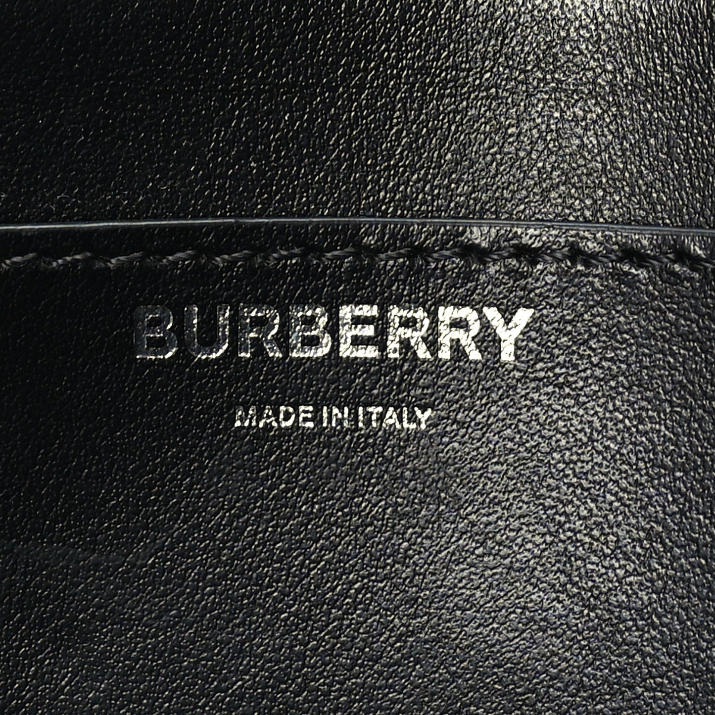 Burberry Denim Quilted Lola Clutch Blue