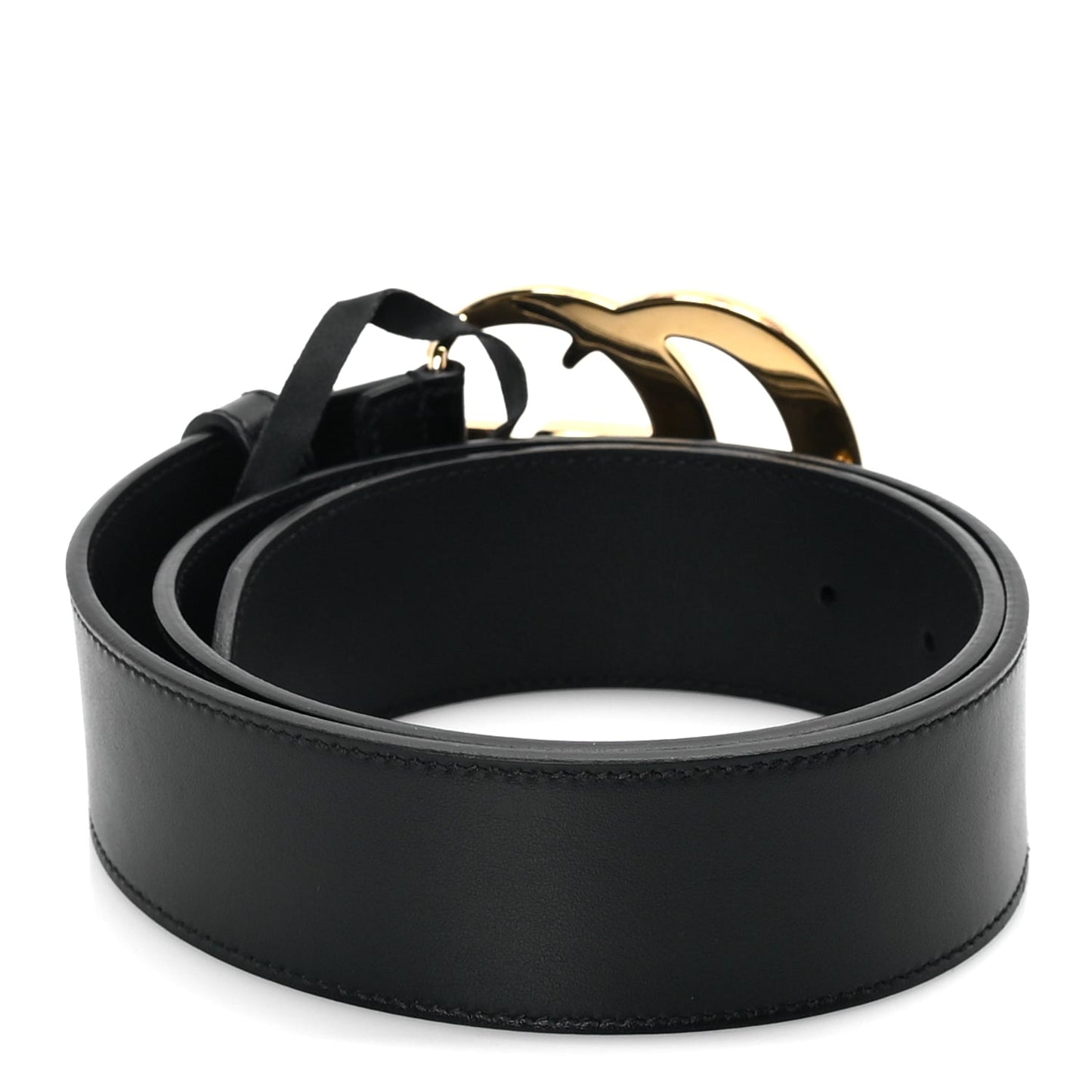 Gucci Calfskin Double G 40mm Belt 75 30 Black