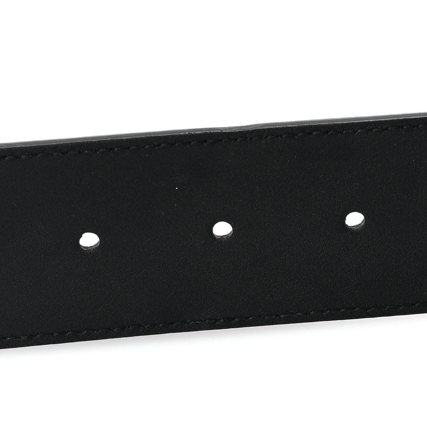 Gucci Calfskin Double G 40mm Belt 75 30 Black