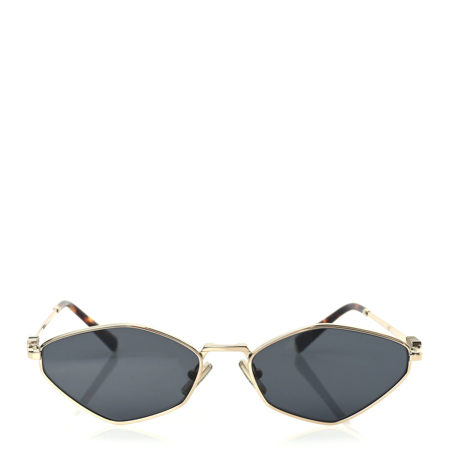 Miu Miu Metal Sunglasses MU 56ZS Gold Grey