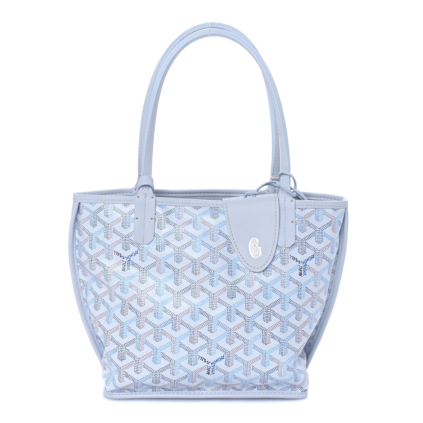 Goyard Goyardine Reversible Mini Anjou Polar Blue