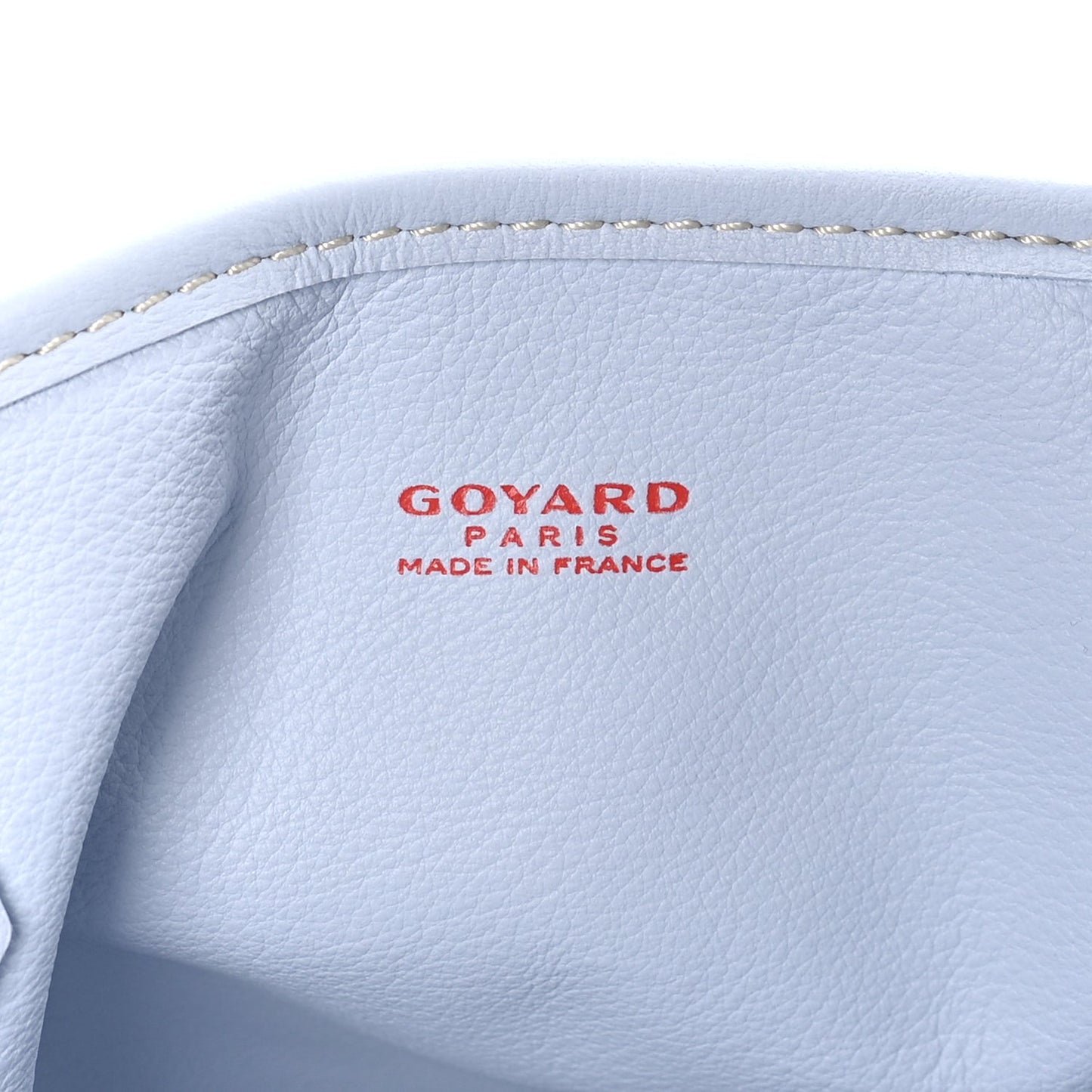 Goyard Goyardine Reversible Mini Anjou Polar Blue