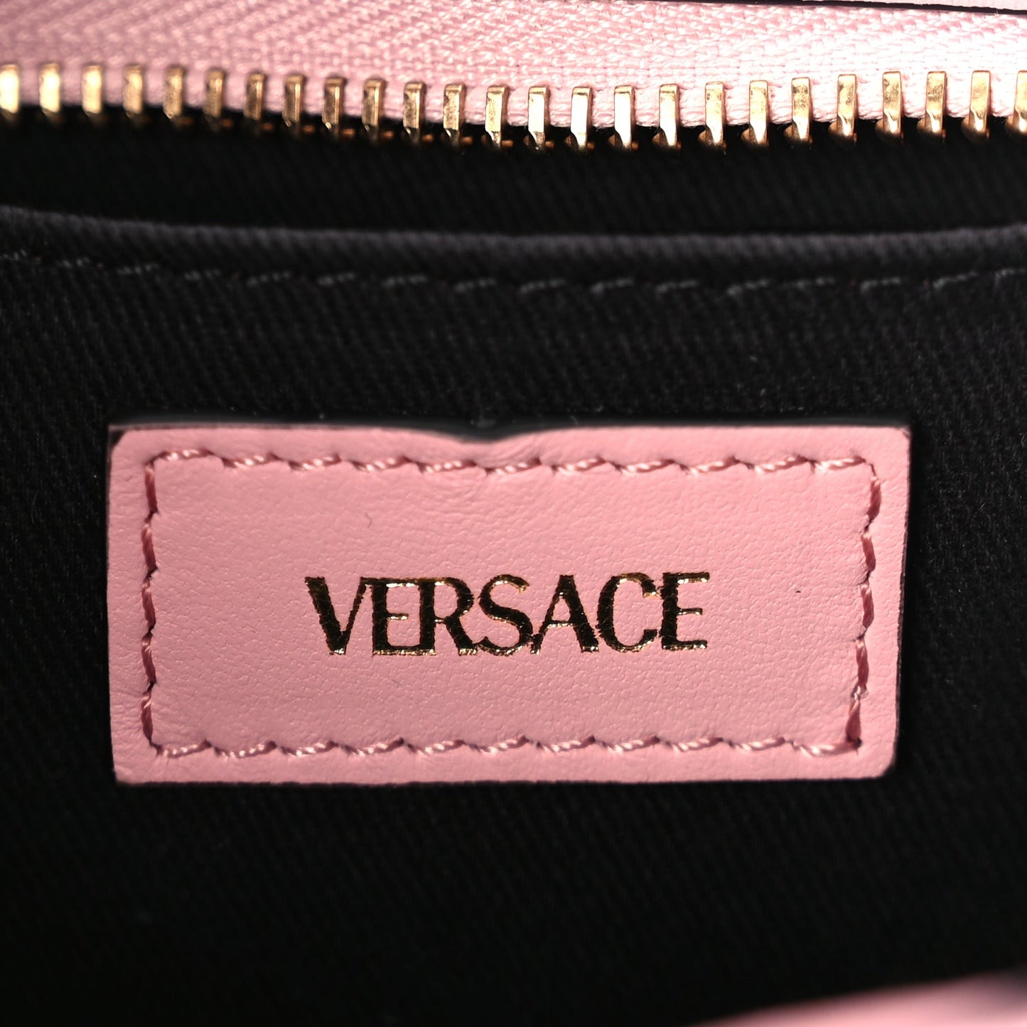 Versace Jacquard Barocco Quilted Medusa Crossbody Pink