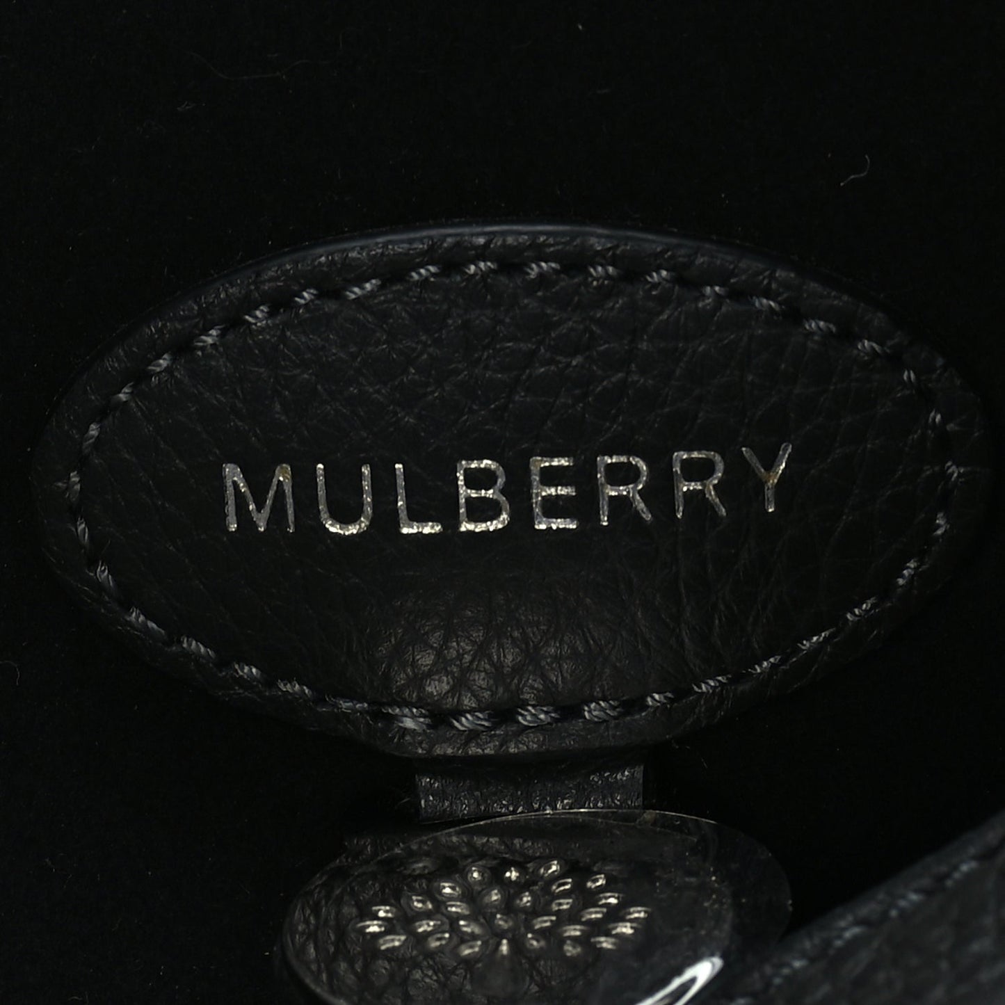Mulberry Classic Grain Bayswater Mole Grey