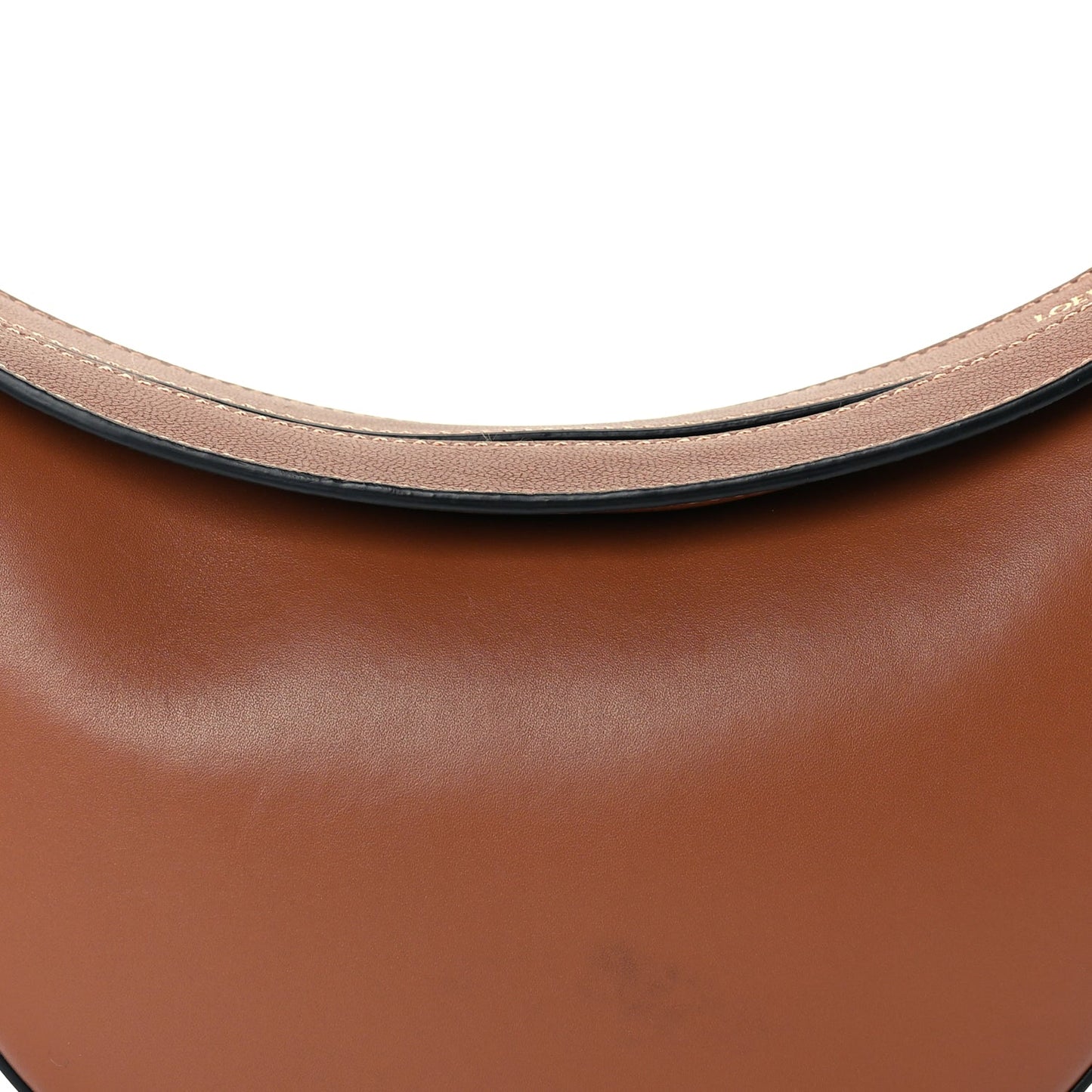 Loewe Satin Calfskin Jacquard Luna Bag Pecan