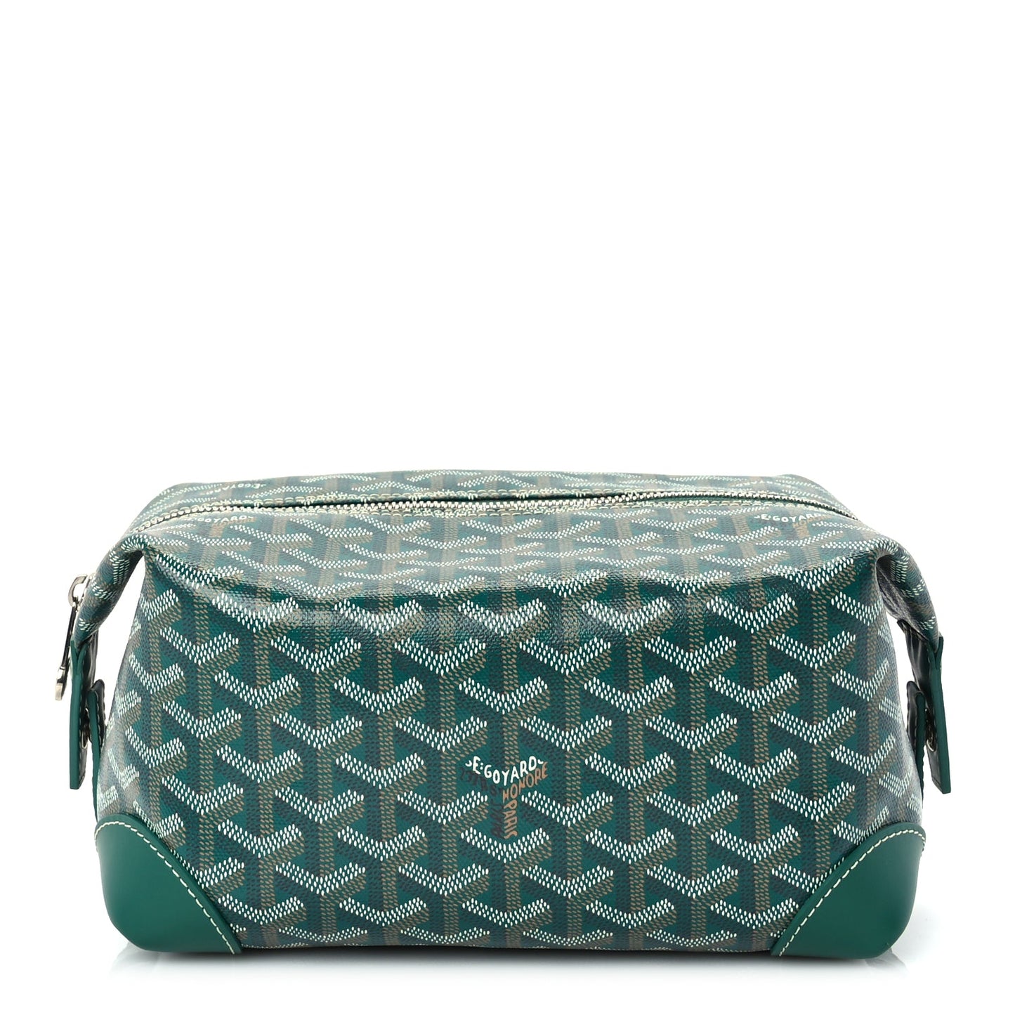 Goyard Goyardine Boeing 25 Trousse de Toilette Green
