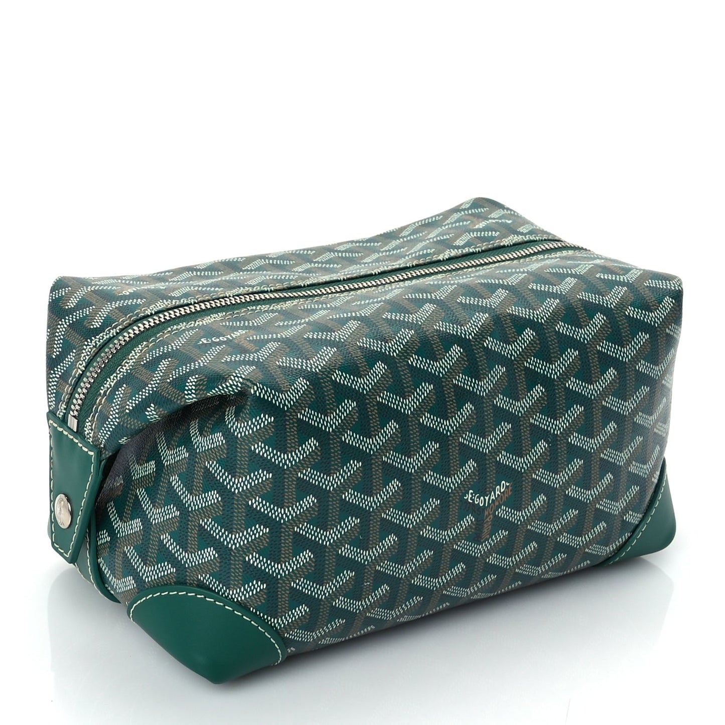 Goyard Goyardine Boeing 25 Trousse de Toilette Green