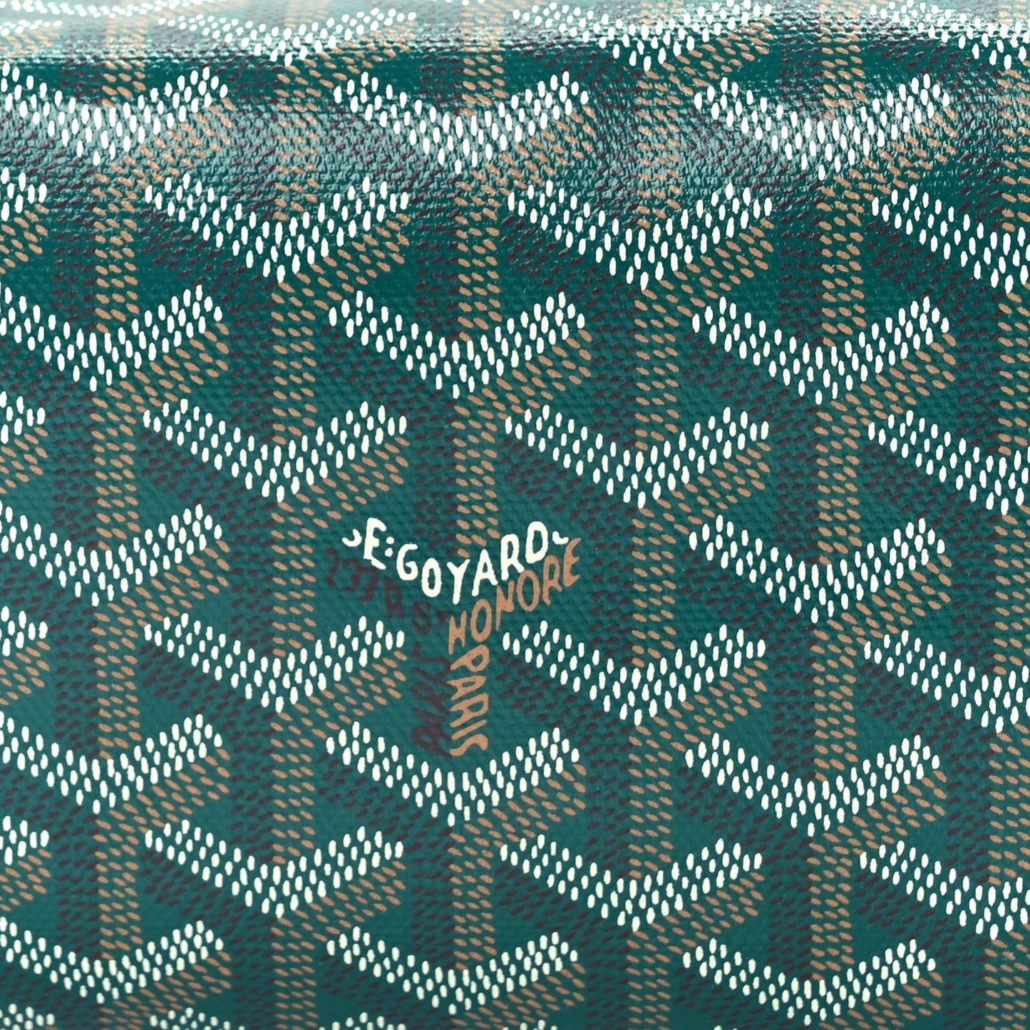 Goyard Goyardine Boeing 25 Trousse de Toilette Green