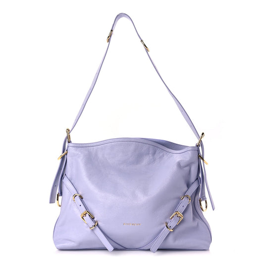 Givenchy Shiny Calfskin Medium Voyou Bag Lavender