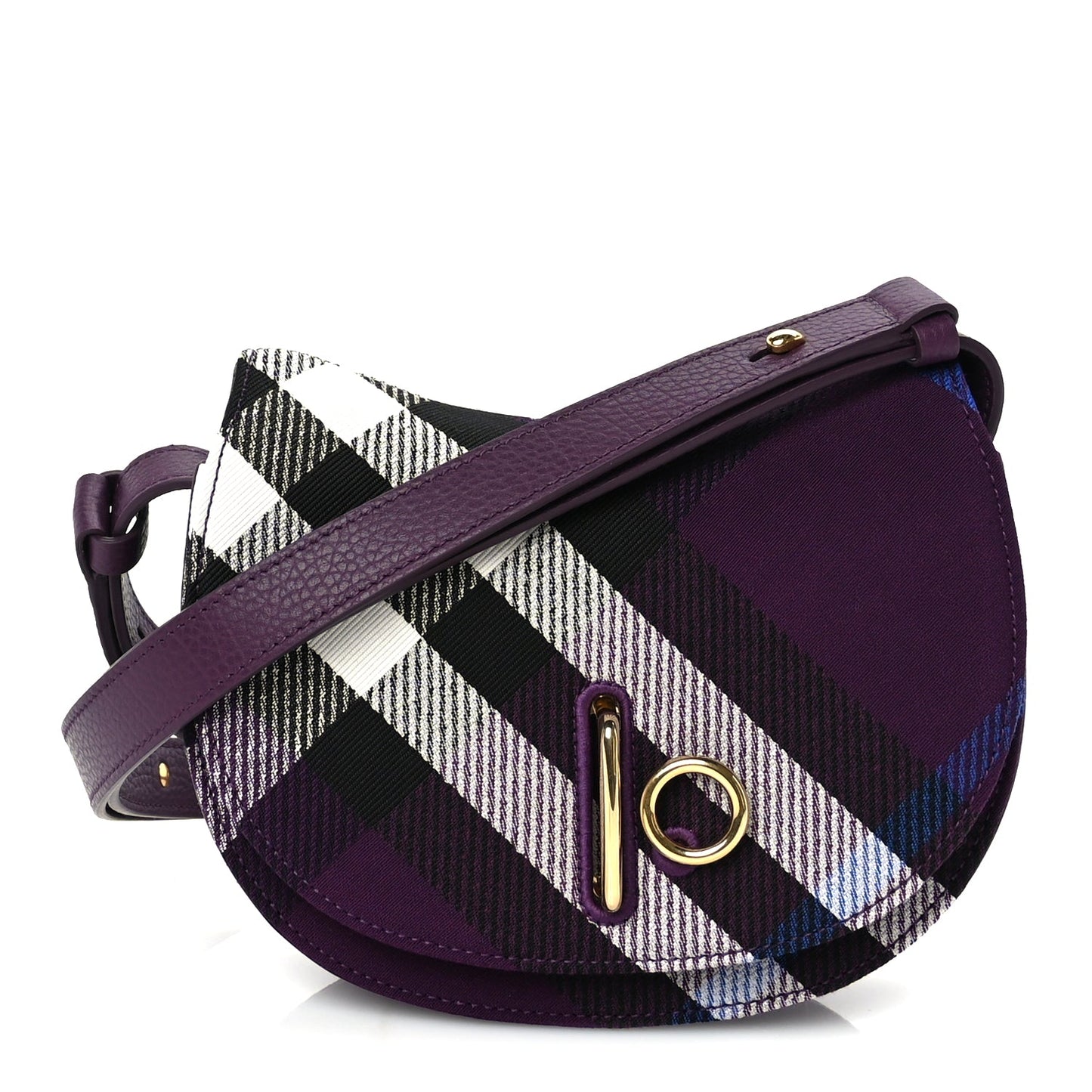 Burberry Jacquard Check Mini Rocking Horse Crossbody  Pansy