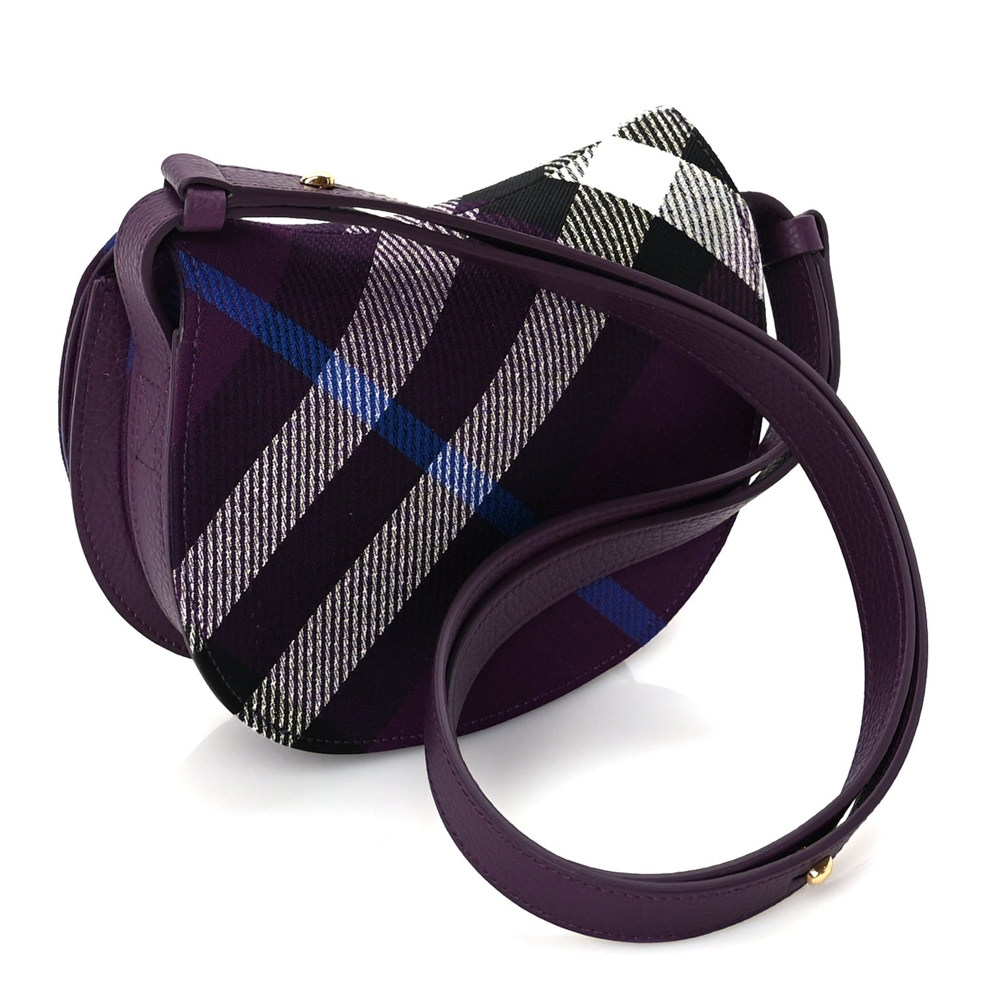 Burberry Jacquard Check Mini Rocking Horse Crossbody  Pansy