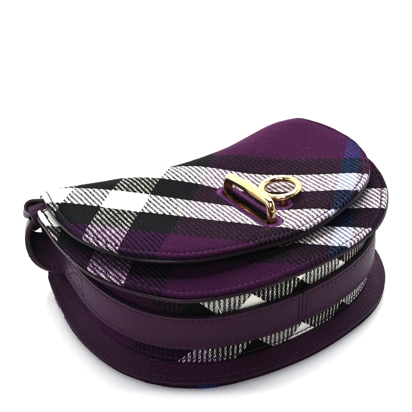 Burberry Jacquard Check Mini Rocking Horse Crossbody  Pansy