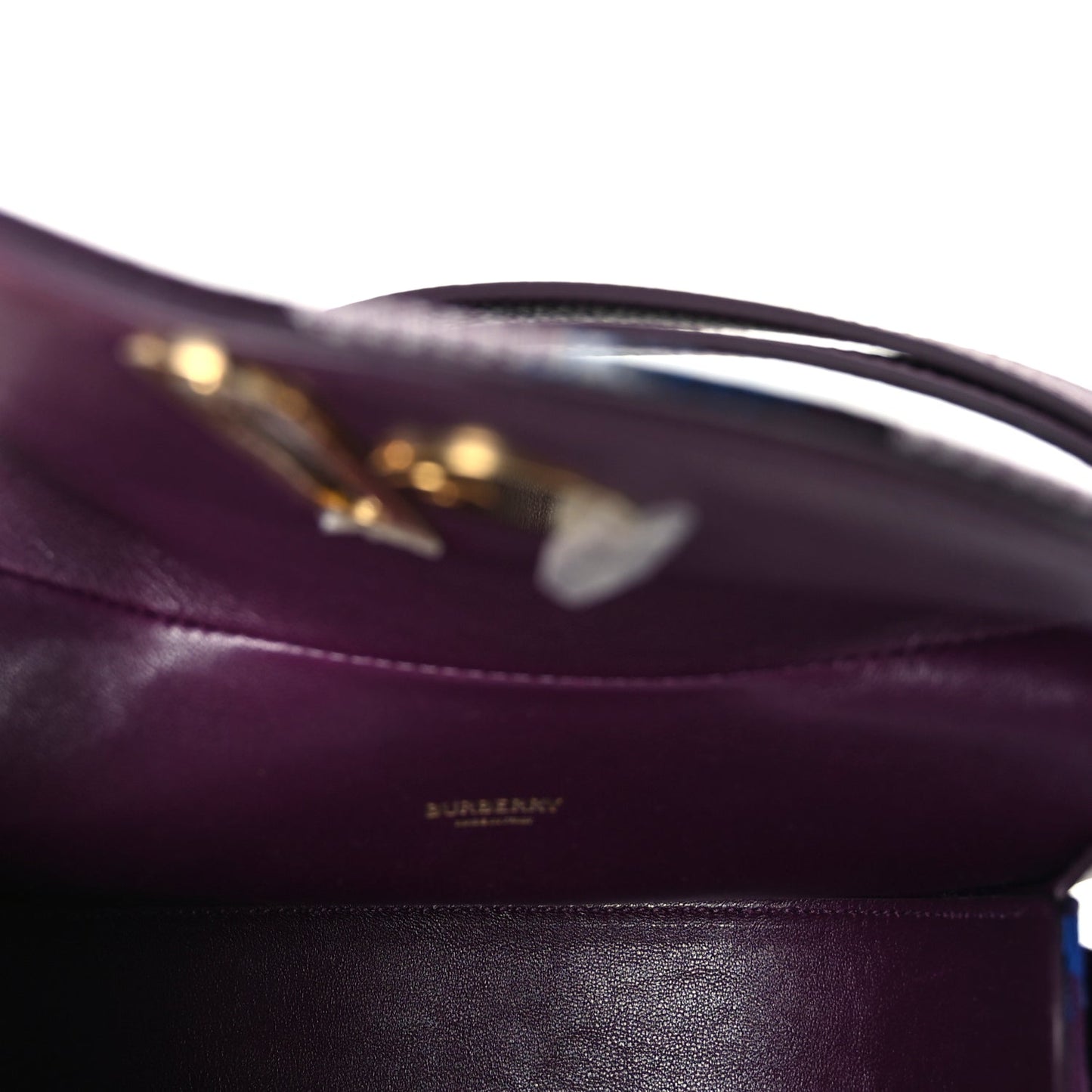 Burberry Jacquard Check Mini Rocking Horse Crossbody  Pansy