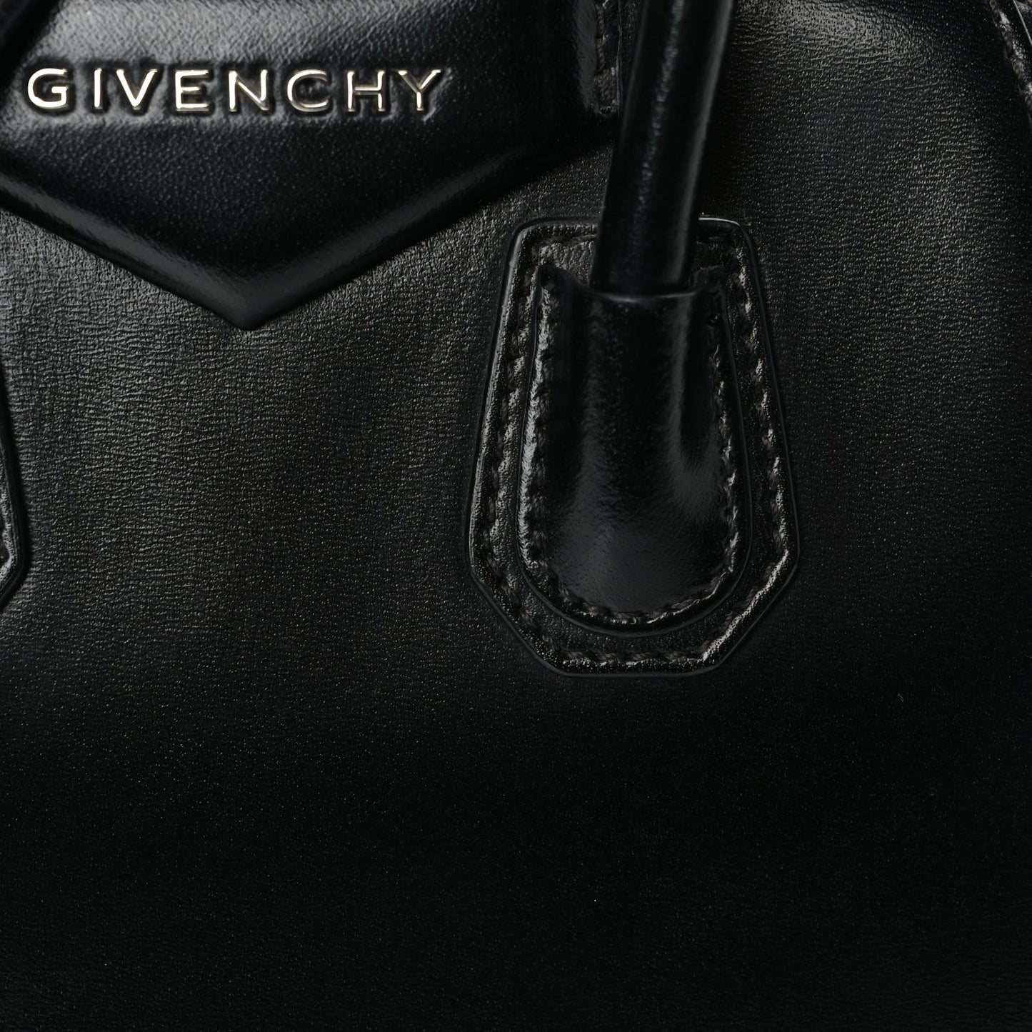 Givenchy Shiny Lord Calfskin Mini Antigona Black