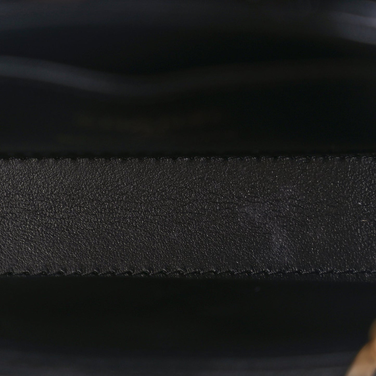 Chanel Shiny Aged Calfskin Quilted Mini Nano Kelly Shopper Black