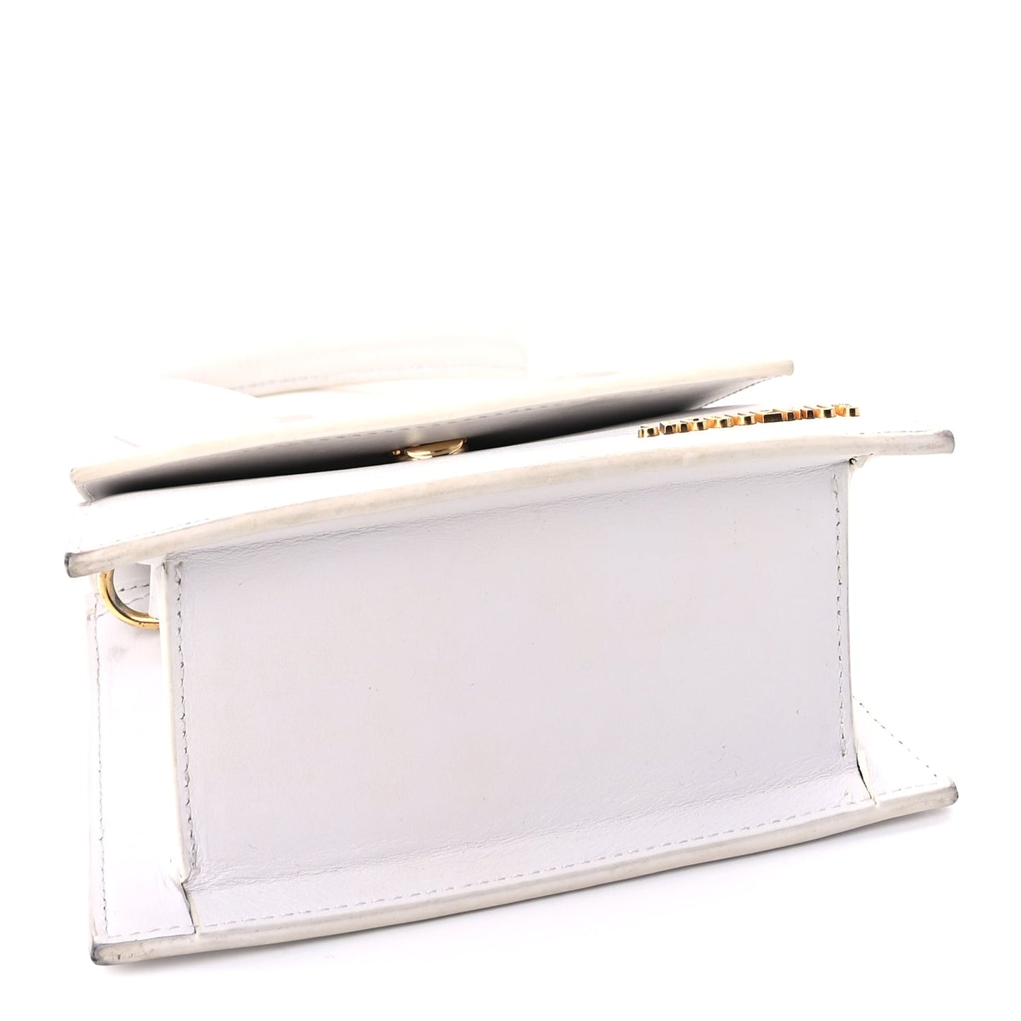Jacquemus Smooth Calfskin Le Chiquito Moyen  White