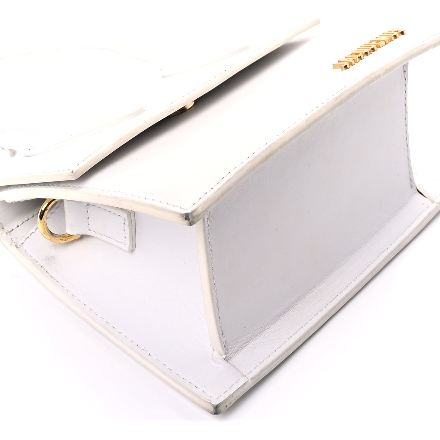 Jacquemus Smooth Calfskin Le Chiquito Moyen  White