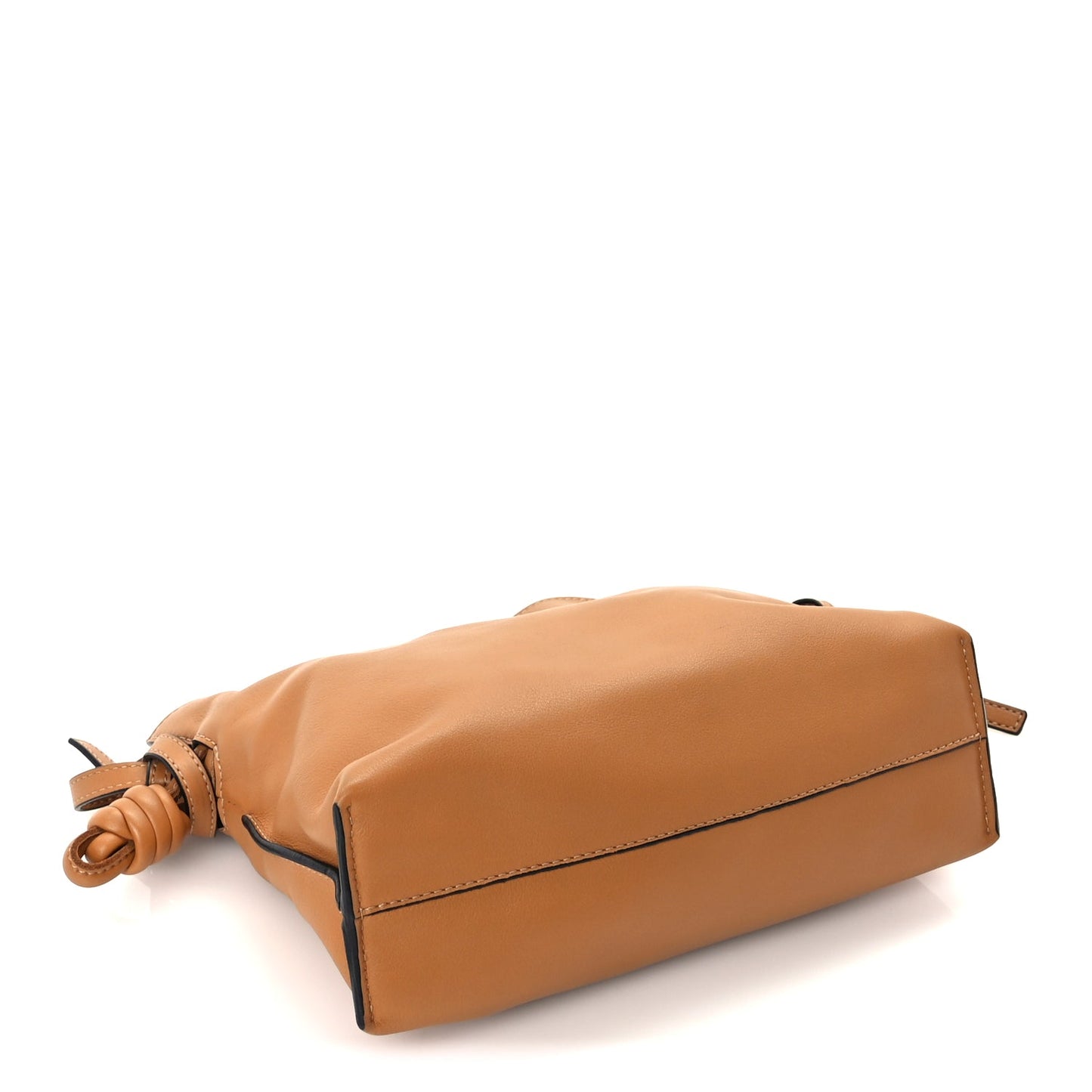Loewe Calfskin Mini Flamenco Knot Clutch Warm Desert