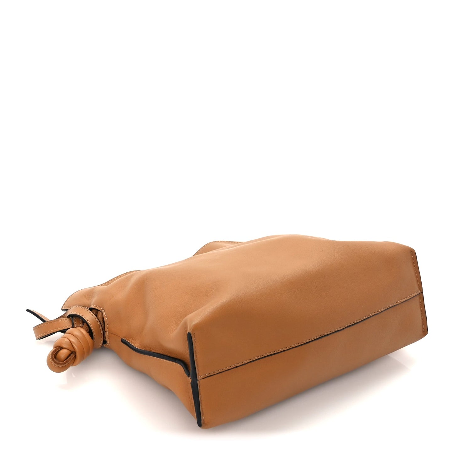 Loewe Calfskin Mini Flamenco Knot Clutch Warm Desert