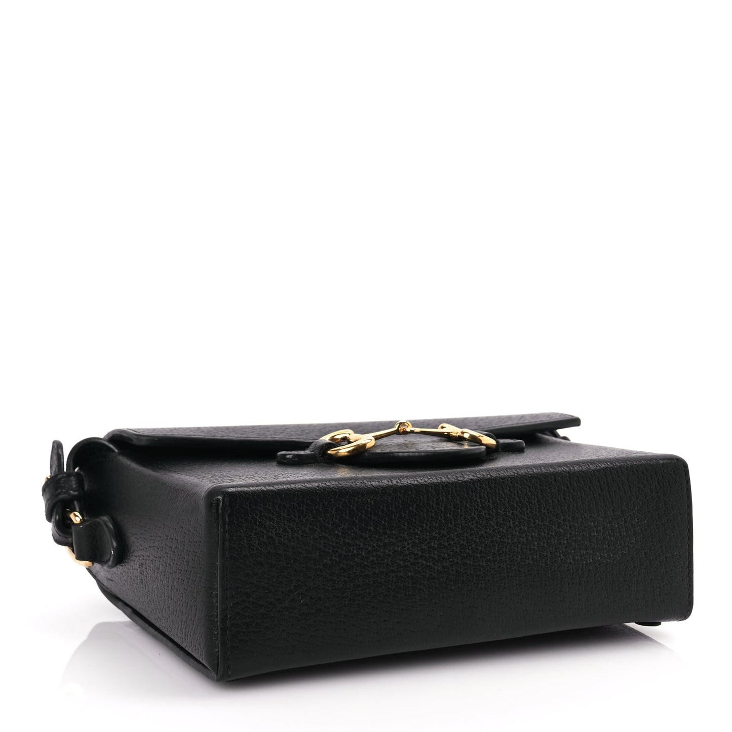 Gucci Calfskin Horsebit 1955 Shoulder Bag Black