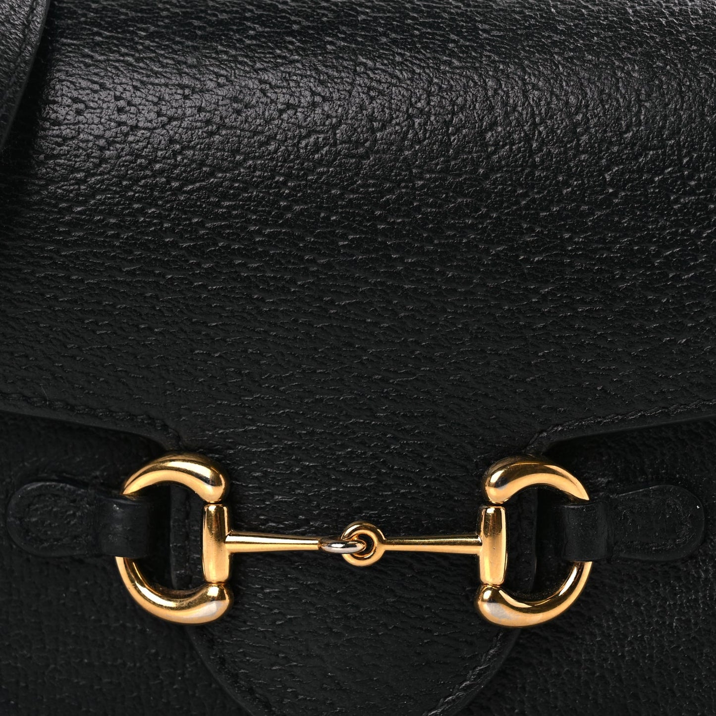 Gucci Calfskin Horsebit 1955 Shoulder Bag Black