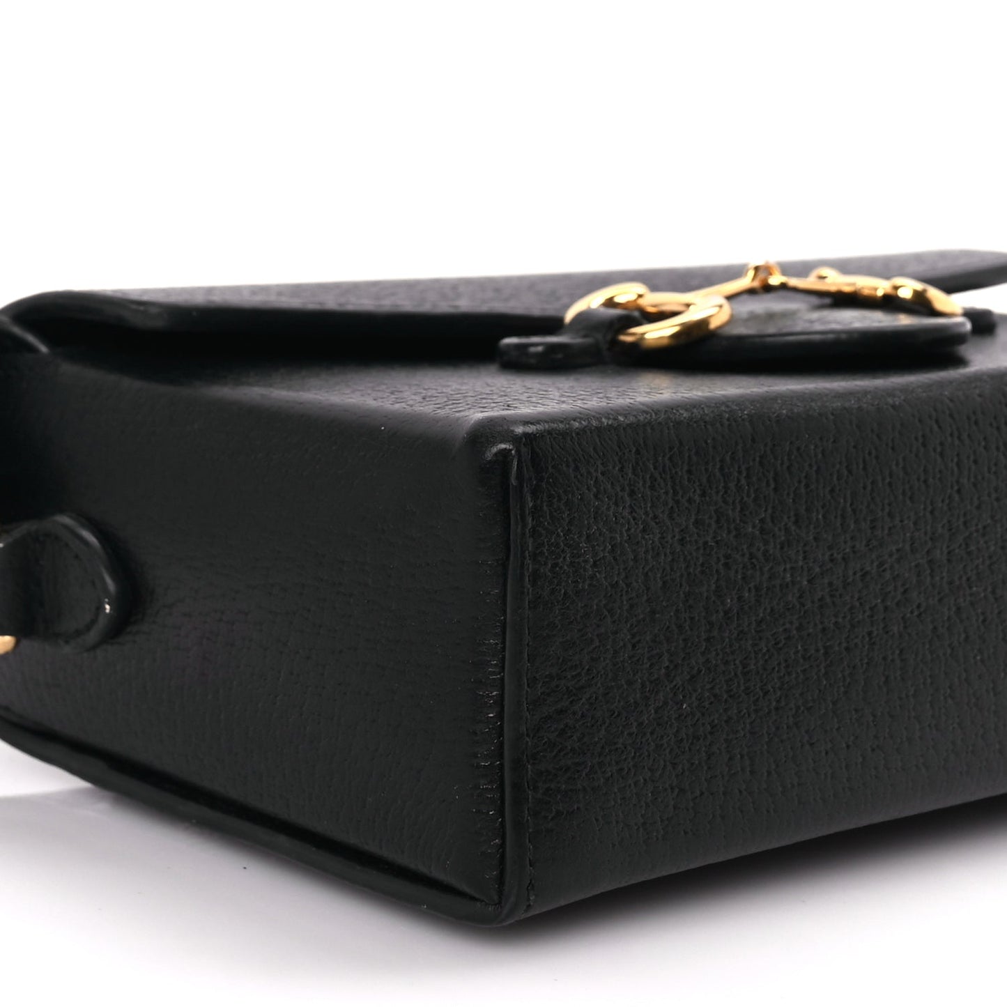 Gucci Calfskin Horsebit 1955 Shoulder Bag Black
