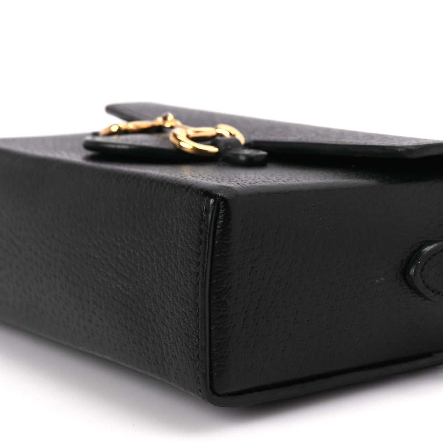 Gucci Calfskin Horsebit 1955 Shoulder Bag Black