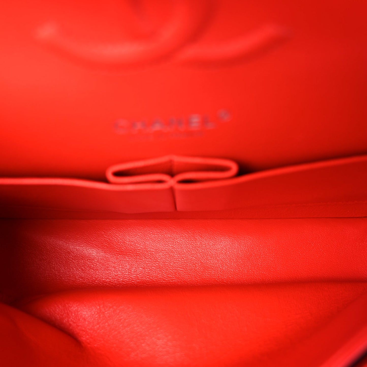 Chanel Lambskin Quilted Medium Double Flap Red