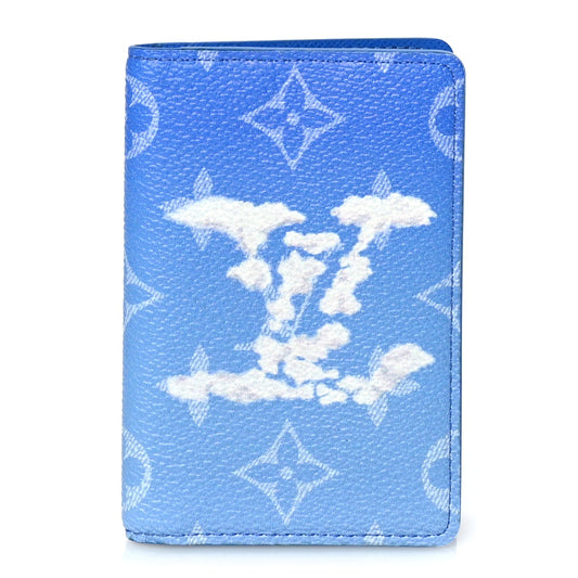 Louis Vuitton Monogram Clouds Pocket Organizer Blue