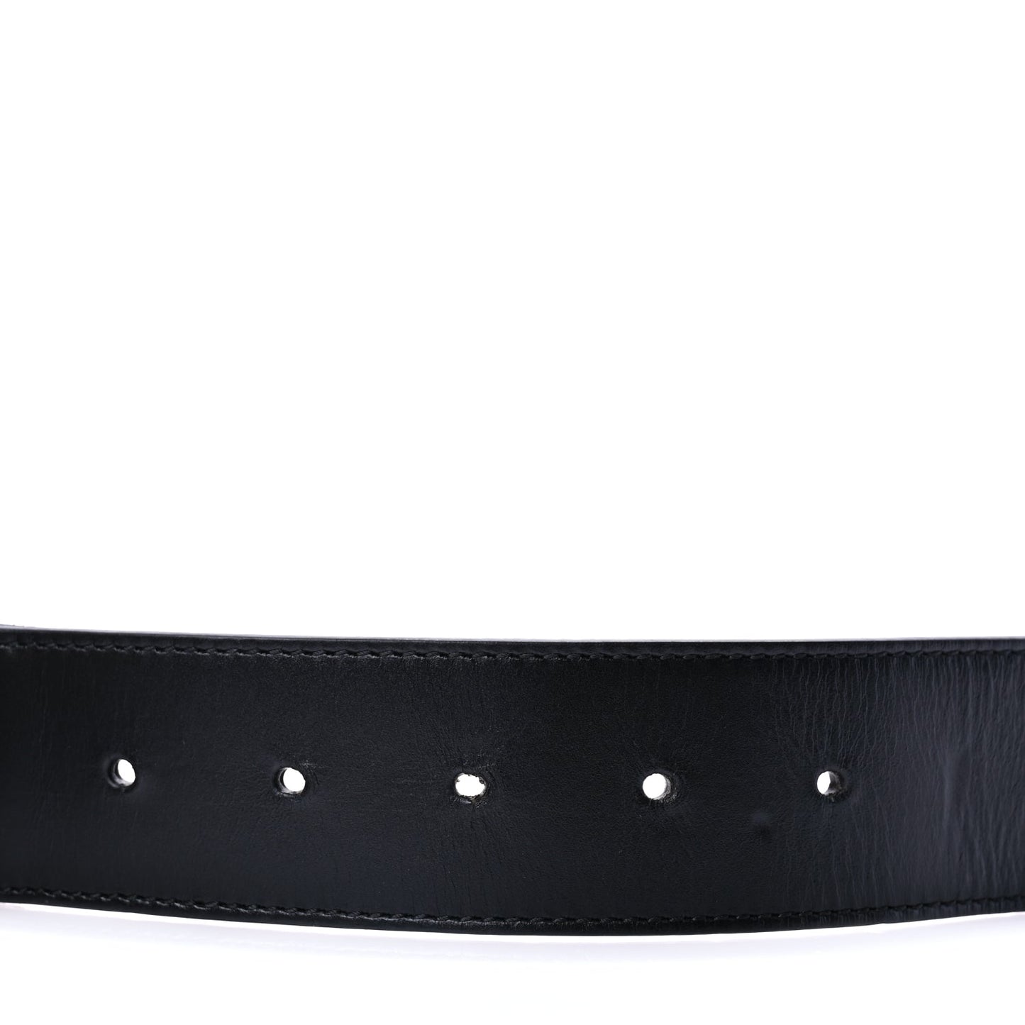 Gucci Nylon Calfskin Double G Web 40mm Belt 80 32 Blue Red Black