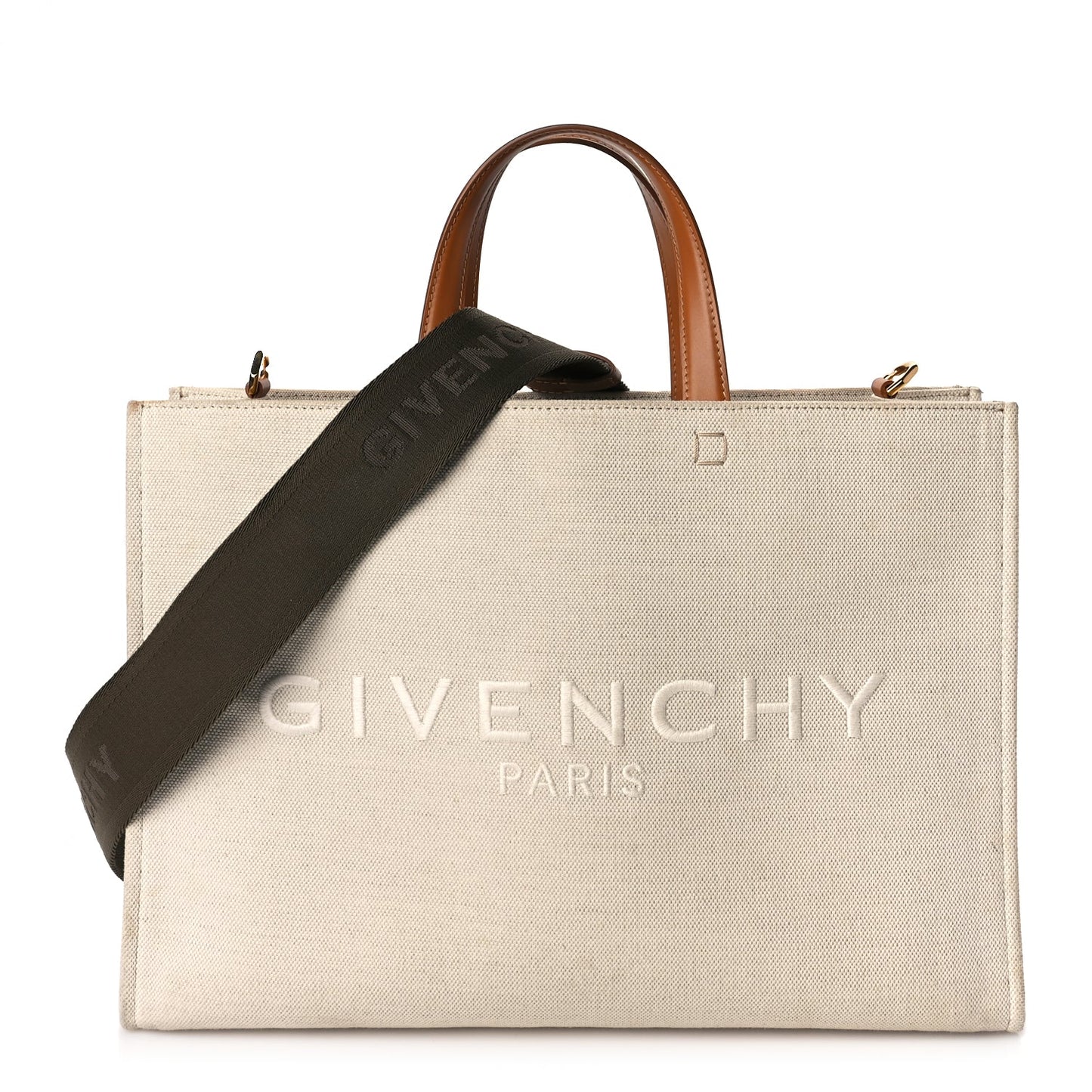 Givenchy Canvas Medium G-Tote Natural Beige