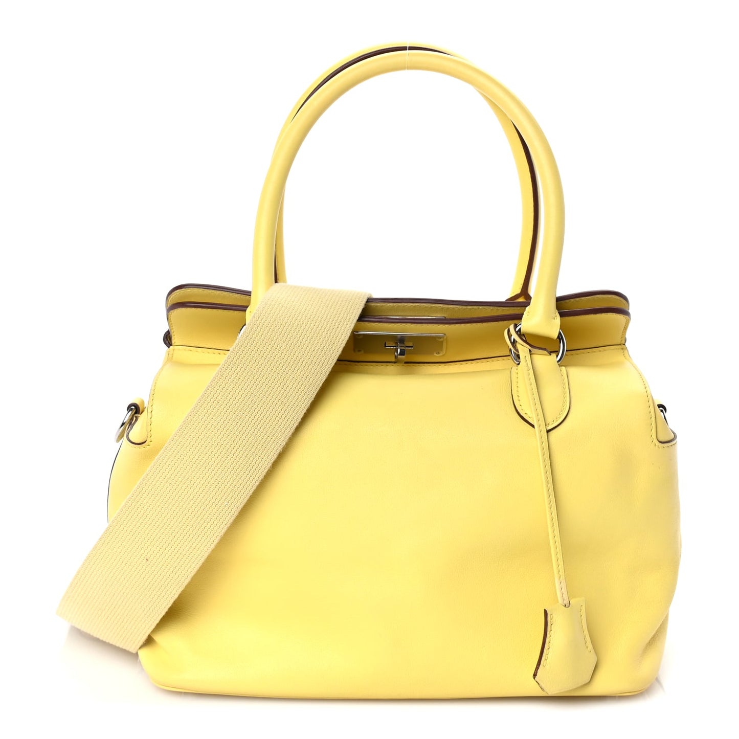 Hermes Swift Toolbox 26 Jaune Poussin