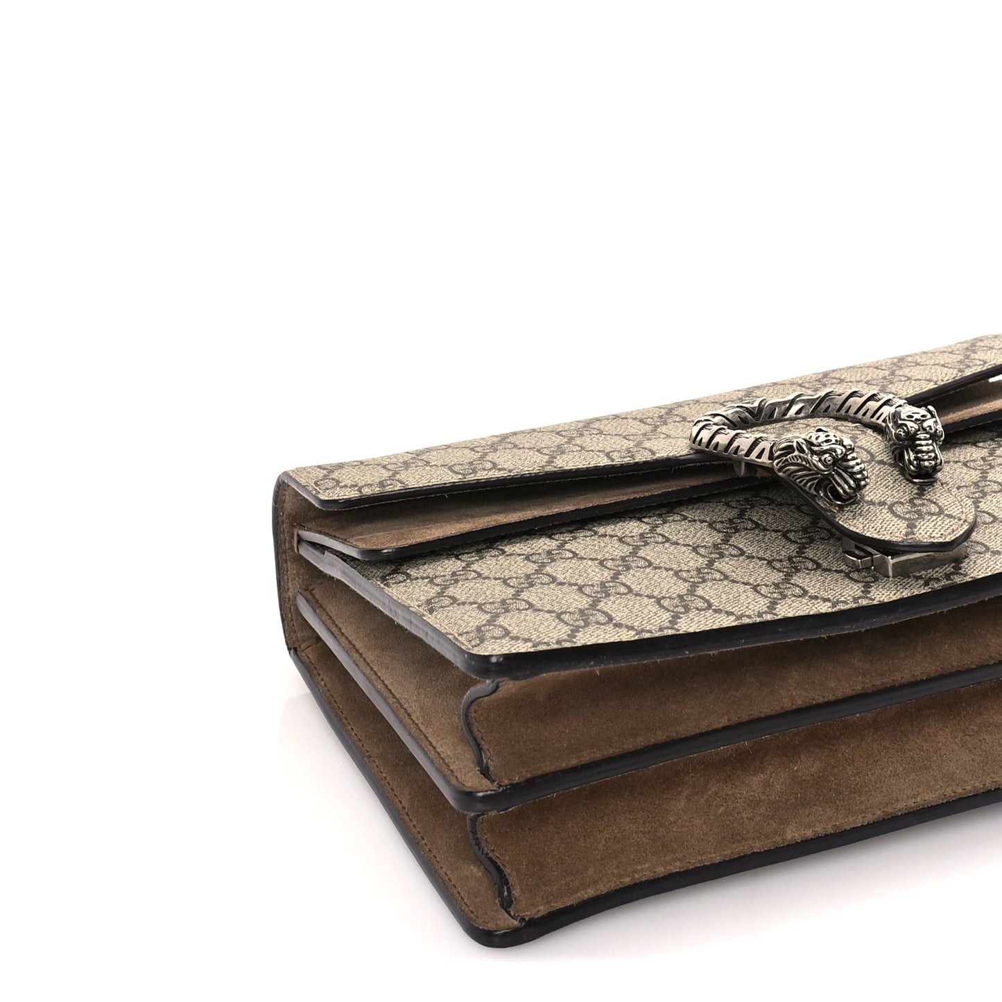 Gucci GG Supreme Monogram Medium Dionysus Shoulder Bag  Taupe