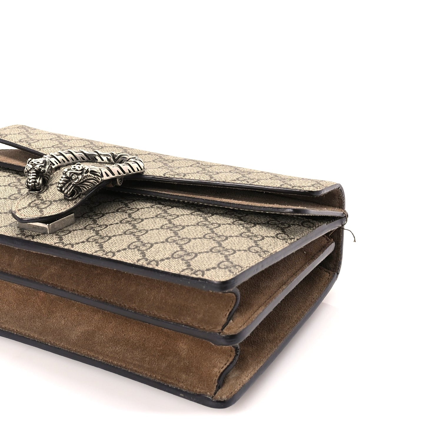 Gucci GG Supreme Monogram Medium Dionysus Shoulder Bag  Taupe