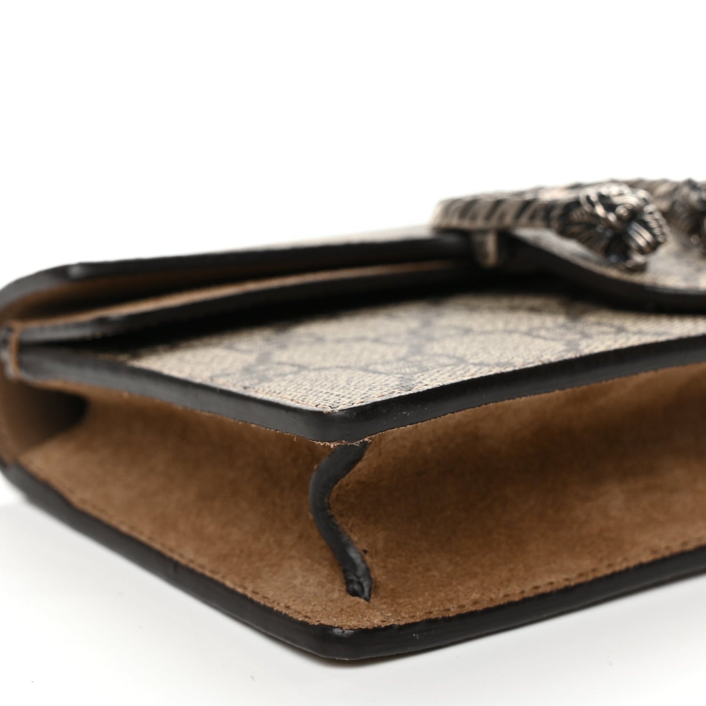 Gucci GG Supreme Monogram Super Mini Dionysus Shoulder Bag Taupe
