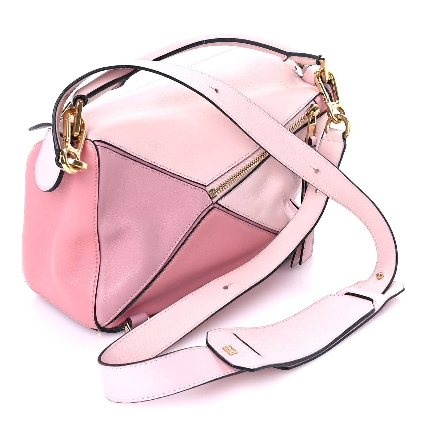 Loewe Calfskin Small Puzzle Bag Rosa