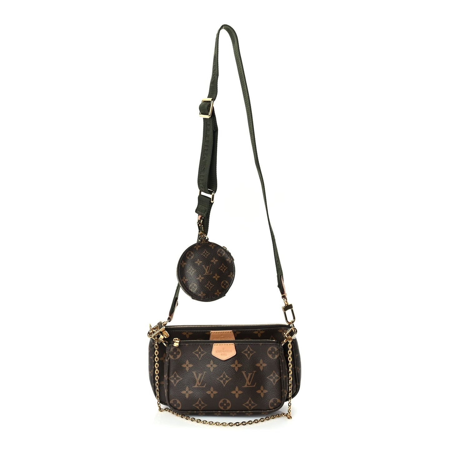 Louis Vuitton Monogram Multi Pochette Accessories Kaki