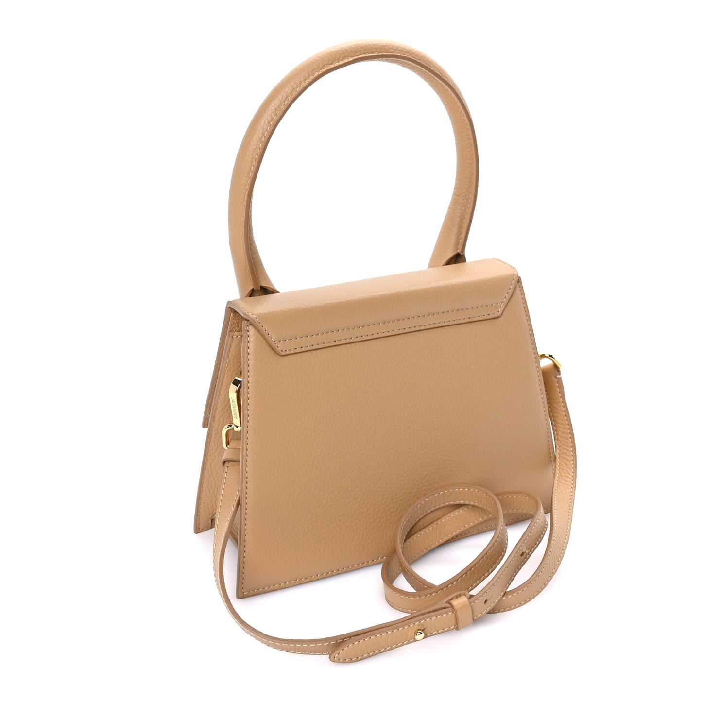Jacquemus Grained Calfskin Le Grand Chiquito  Camel