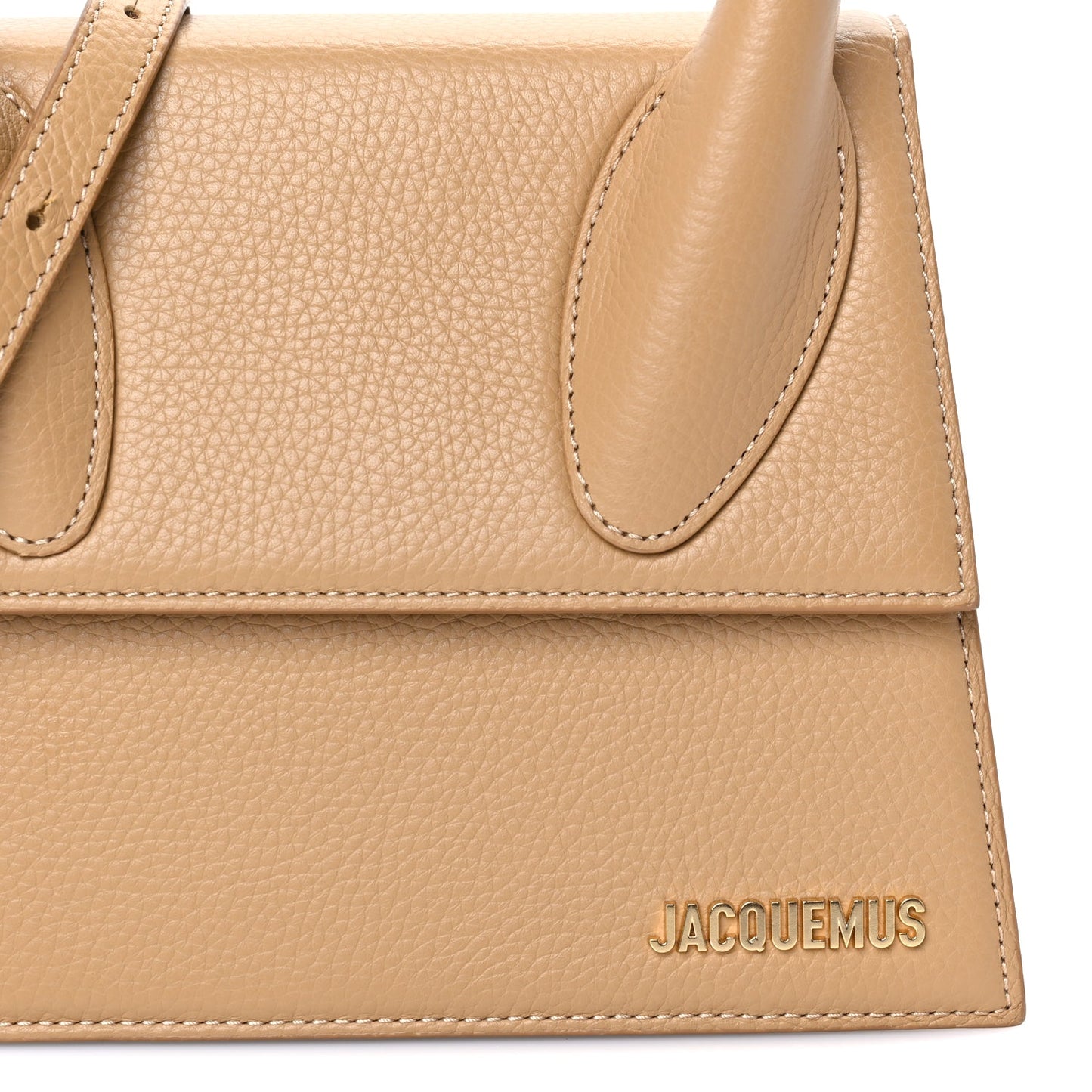 Jacquemus Grained Calfskin Le Grand Chiquito  Camel