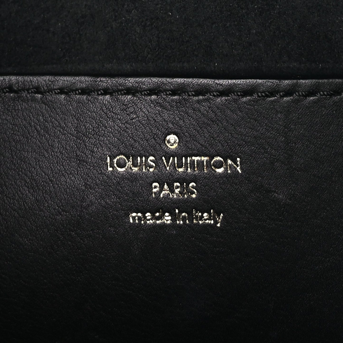Louis Vuitton Calfskin New Wave Chain MM  Black