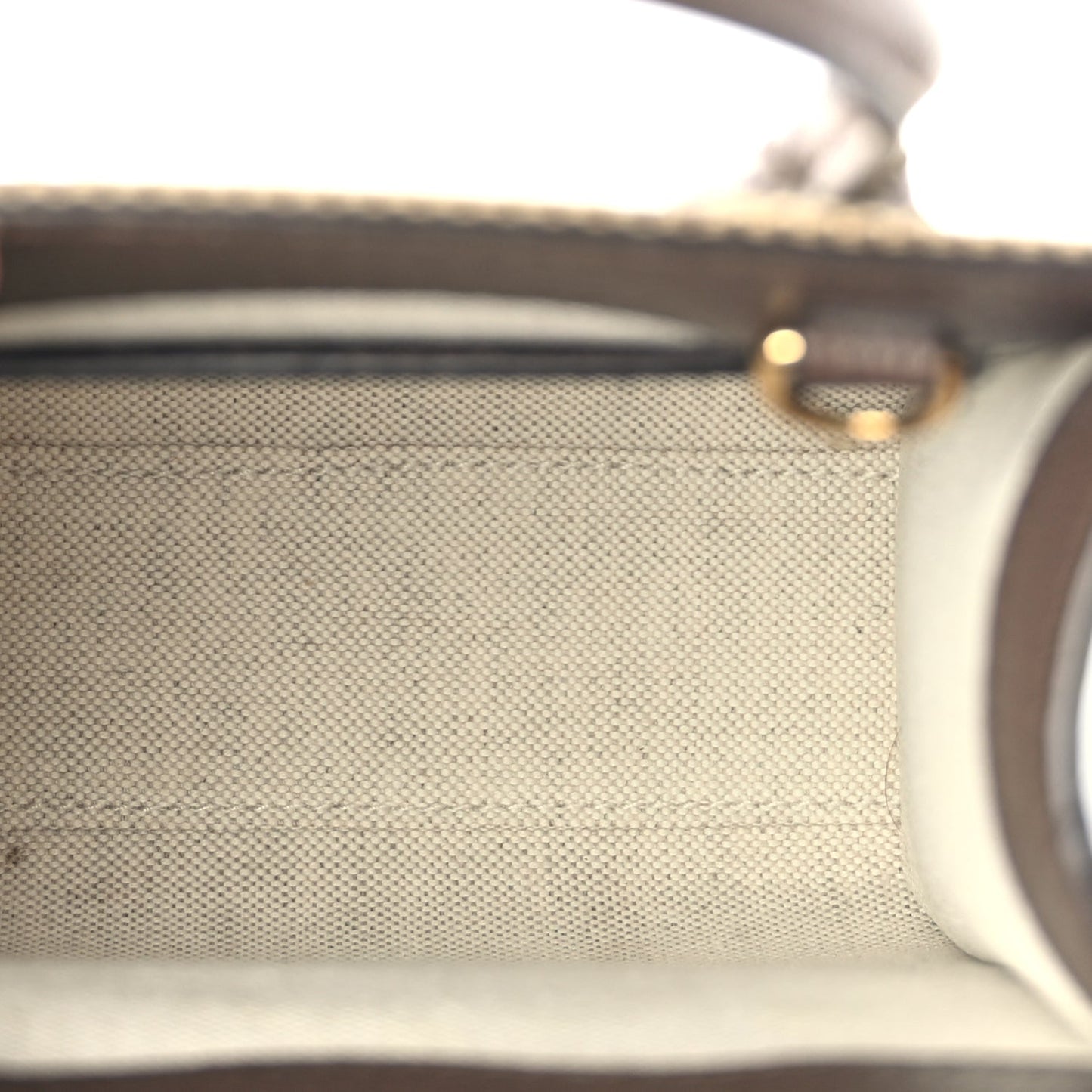 Gucci GUCCI Monogram Jumbo GG Textured Dollar Calfskin Web Mini Vertical Tote Camel Ebony New Acero