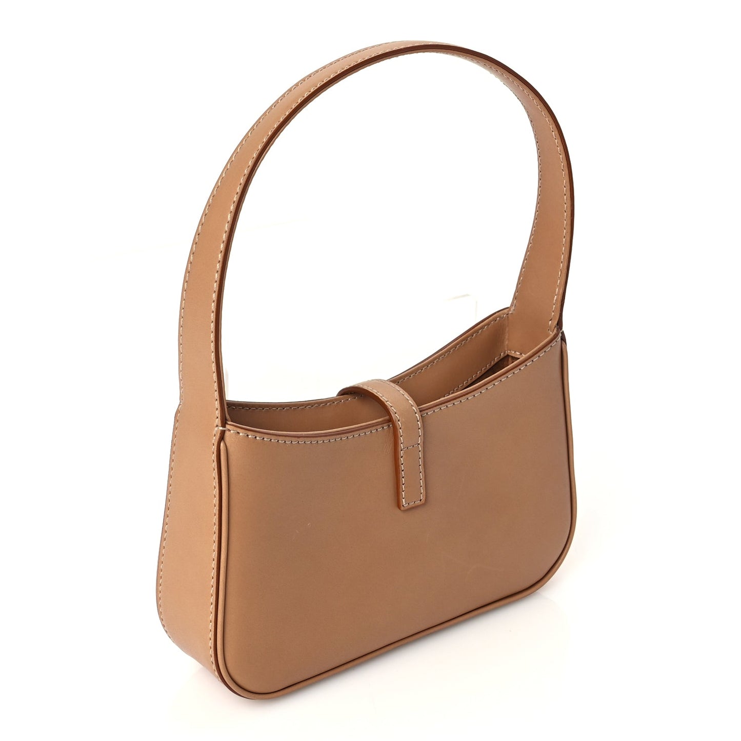 Saint Laurent Smooth Calfskin Mini Le 5 A 7 Hobo Vintage Brown