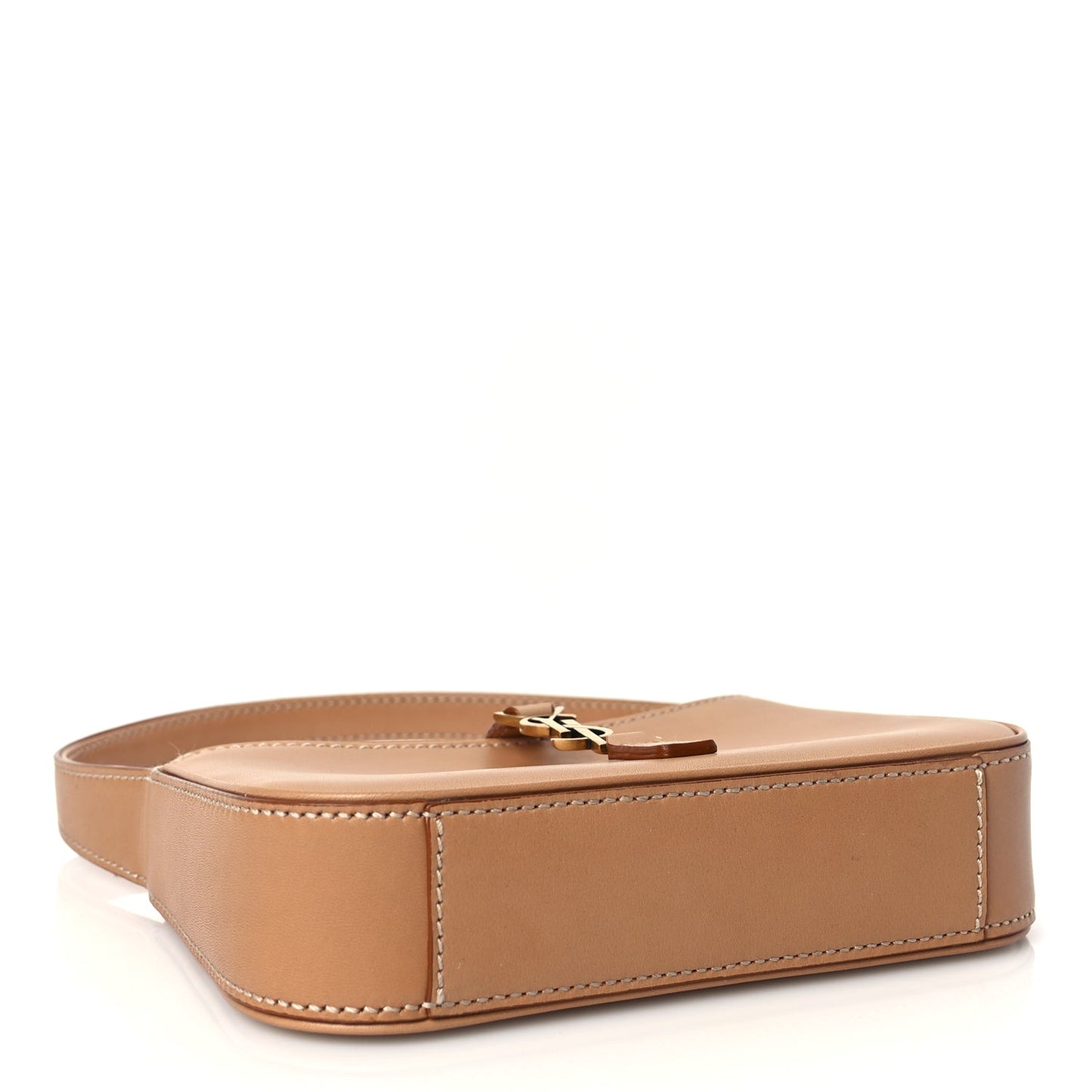 Saint Laurent Smooth Calfskin Mini Le 5 A 7 Hobo Vintage Brown