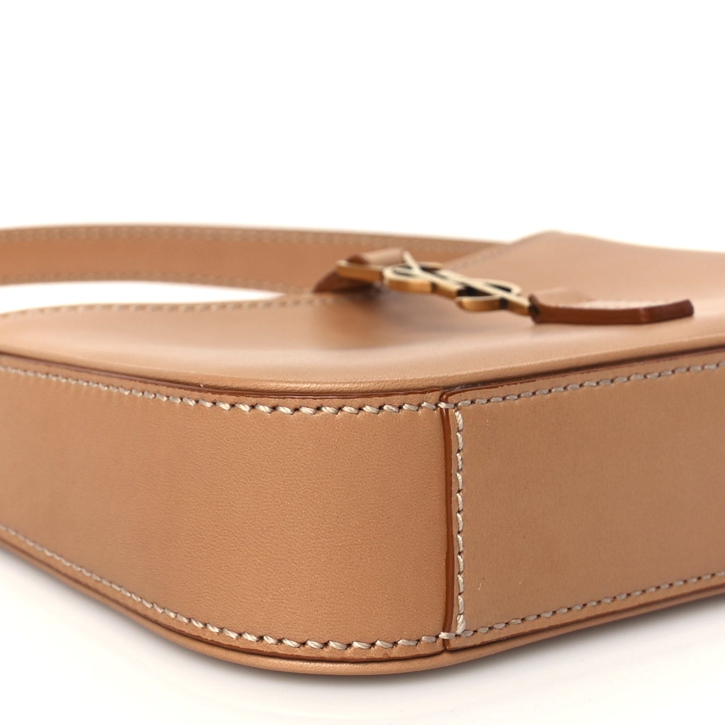 Saint Laurent Smooth Calfskin Mini Le 5 A 7 Hobo Vintage Brown