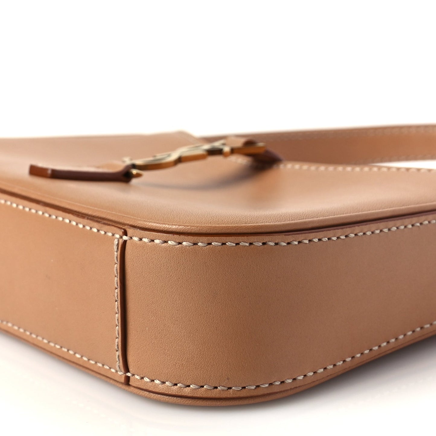 Saint Laurent Smooth Calfskin Mini Le 5 A 7 Hobo Vintage Brown