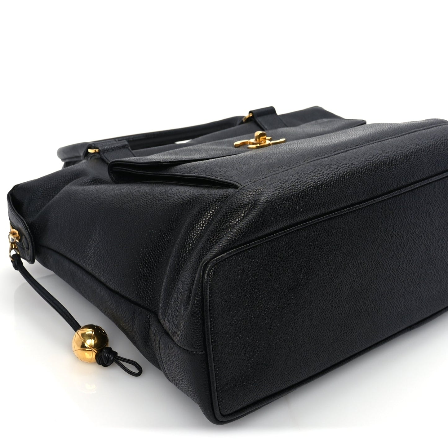 Chanel Caviar Shopper Tote  Black
