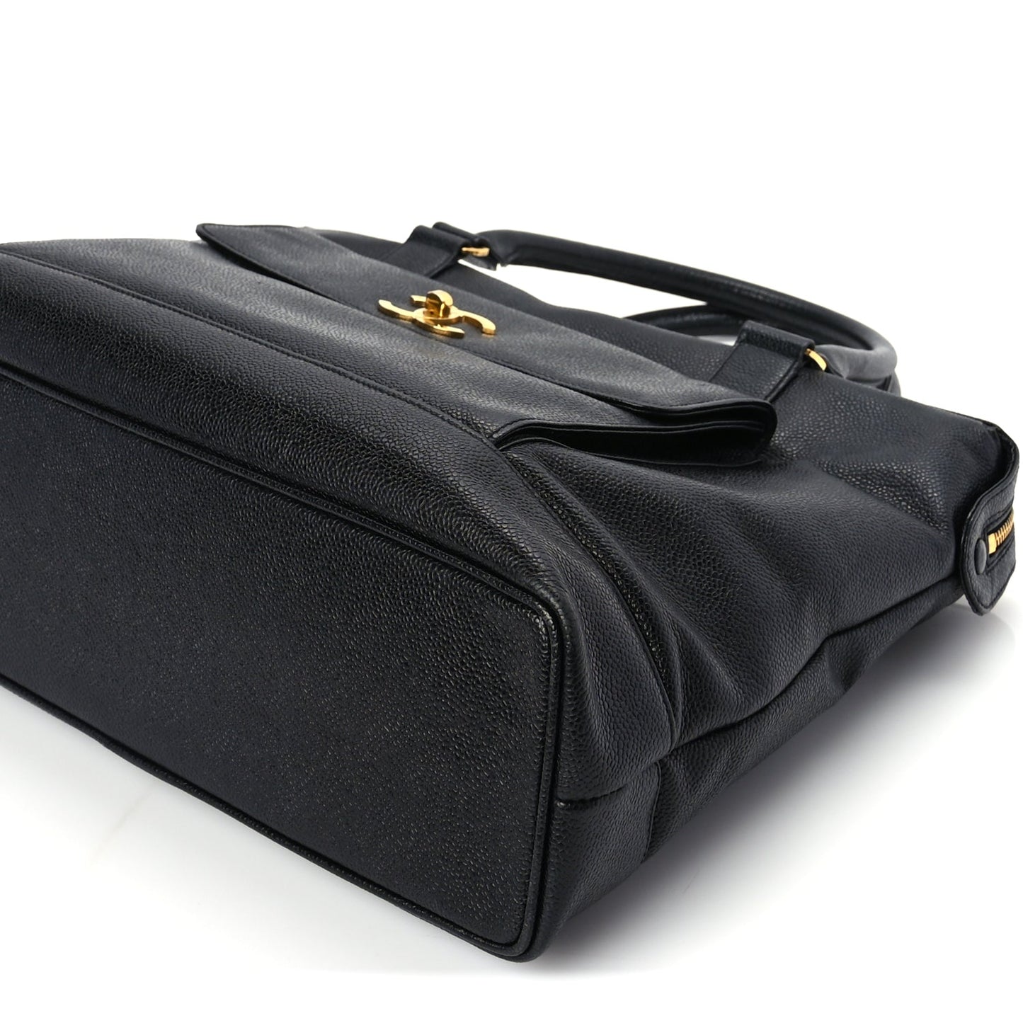 Chanel Caviar Shopper Tote  Black