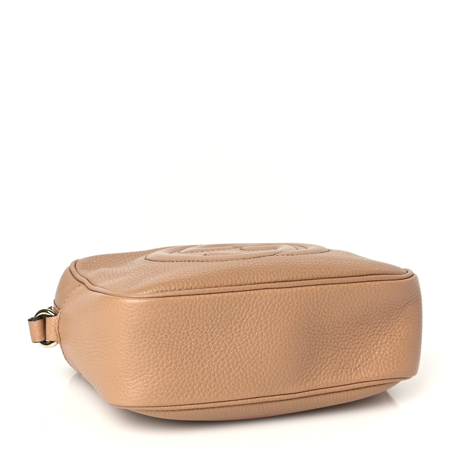 Gucci Pebbled Calfskin Small Soho Disco Bag Rose Beige