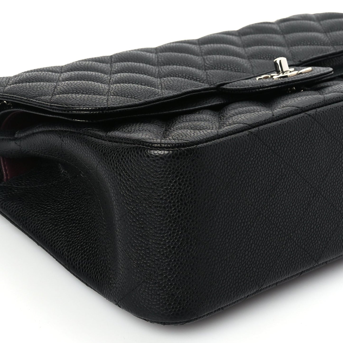 Chanel Caviar Quilted Jumbo Double Flap Black