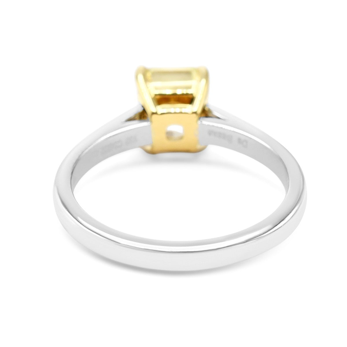 De Beers, GIA Certificated Fancy Yellow Solitaire Diamond Ring
